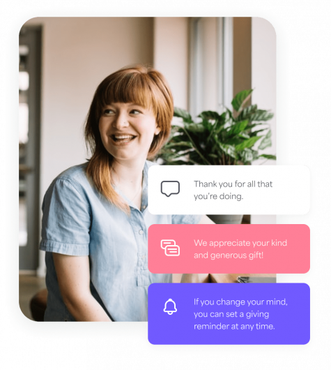 TextBless donor engagement